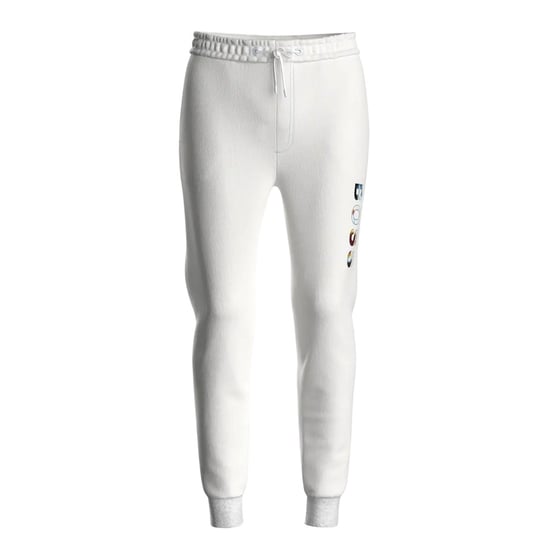 Boss Mens SkeDigital Gradient Logo Tracksuit Bottoms (White) - Image 2
