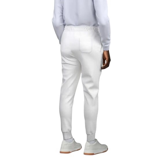 Boss Mens SkeDigital Gradient Logo Tracksuit Bottoms (White) - Image 3