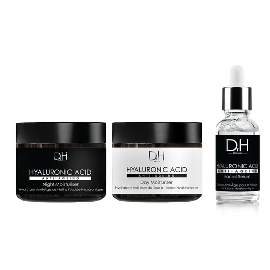 Dr H Anti-Ageing Hyaluronic Acid Routine for Dryness, Fine Lines, Wrinkles - Image 1