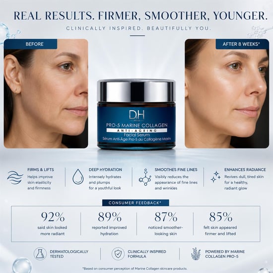 Dr H Pro-5 Marine Collagen Anti-Ageing Gezichtsserum 30 ml - Image 2