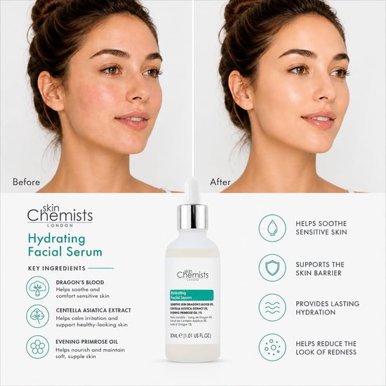 skinChemists Sensitive Skin 5% Dragon's Blood, 3% Centella Asiatica Facial Serum 30ml for Dullness, Dryness - Image 2