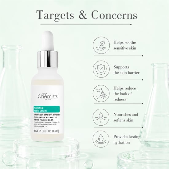 skinChemists Sensitive Skin 5% Dragon's Blood, 3% Centella Asiatica Facial Serum 30ml for Dullness, Dryness - Image 5