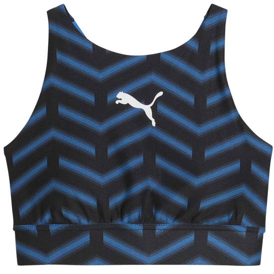 Puma Dames Individualblaze Eversculpt sportbeha (ZWART/BLAUW) - Image 2