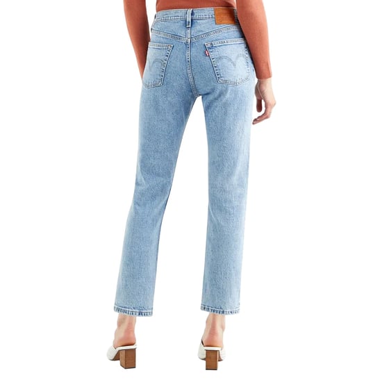Levis 501 Straight Ankle Grazer-jeans voor dames (Lichtblauw) - Image 3