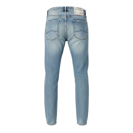 Armani Exchange Heren Versleten Tapered Jeans (Indigo) - Image 2