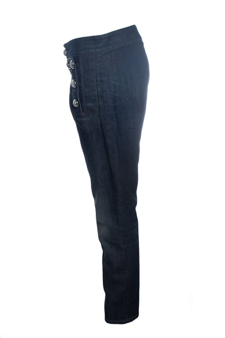 Gucci, indigo donker gewassen denim skinny jeans - Image 4