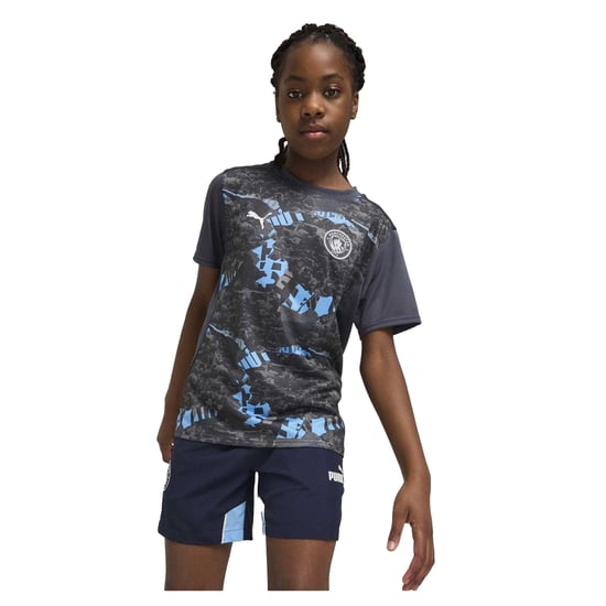 Puma Manchester City FC voetbalshirt voor kinderen, Prematch 24/25 (Koel Grijs) - Image 1