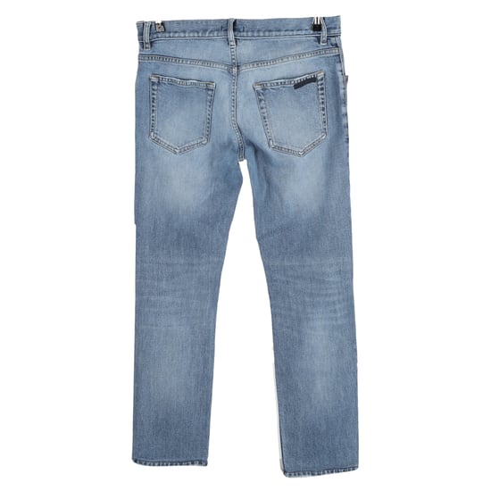 Prada Low-Rise Jeans in Blue Cotton Denim - Image 2