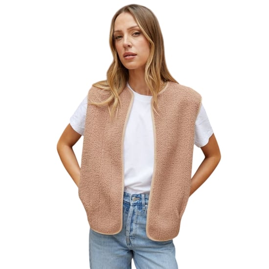 Threadbare Vrouwen Niya Borg Lichtgewicht Gilet (Mauve) - Image 2