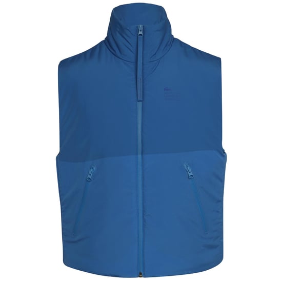 Lacoste Tweekleurig mouwloos vest voor dames (Koninkrijk Blauw) - Image 1