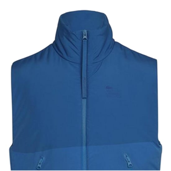 Lacoste Tweekleurig mouwloos vest voor dames (Koninkrijk Blauw) - Image 3