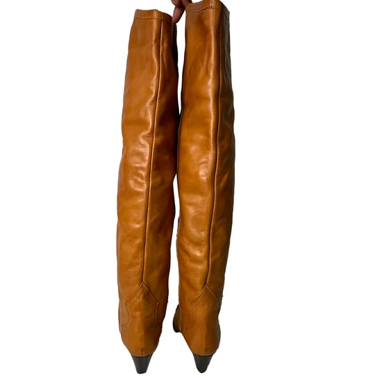 Isabel Marant Remko Over-The-Knee Boots in Brown Leather - Image 3