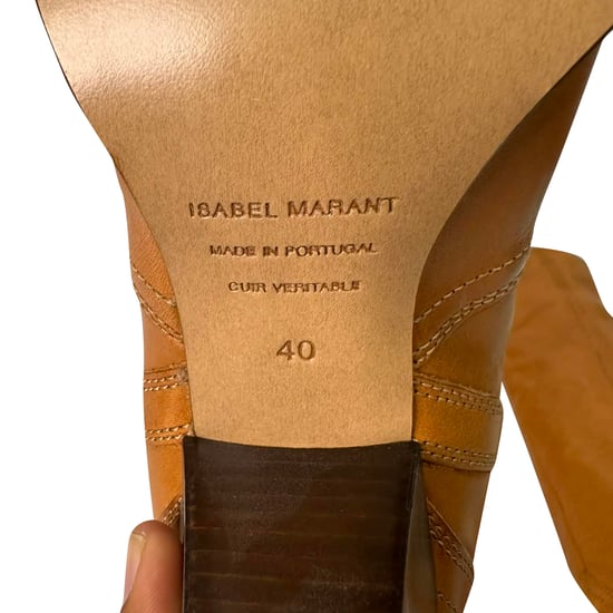 Isabel Marant Remko Over-The-Knee Boots in Brown Leather - Image 5