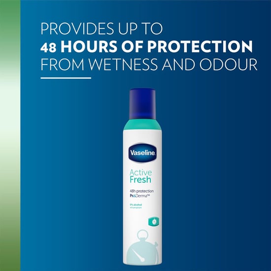 Vaseline 24H Protection  ProDerma Anti-Perspirant, Active Fresh, 6 Pack, 150ml - Image 2