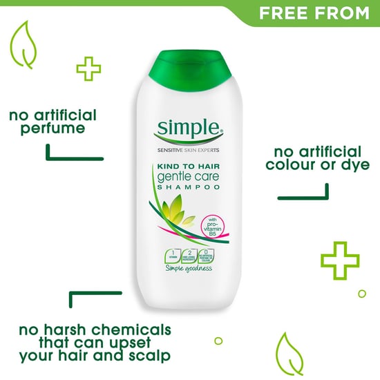 Simple Kind to Hair Gentle Care Shampoo for Sensitive Scalp, 6 x 200ml - Image 3