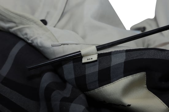 Burberry Gabardine Harrington Jacket in Beige Cotton - Image 3