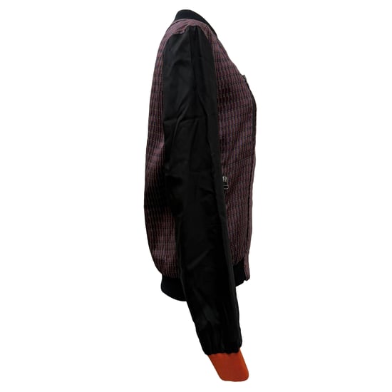 Lanvin Patterned Zipped Bomber Jacket in Multicolor Polyester - Image 2