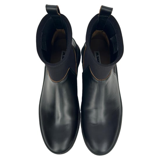 Jil Sander Chelsea Ankle Boots in Black Leather - Image 6