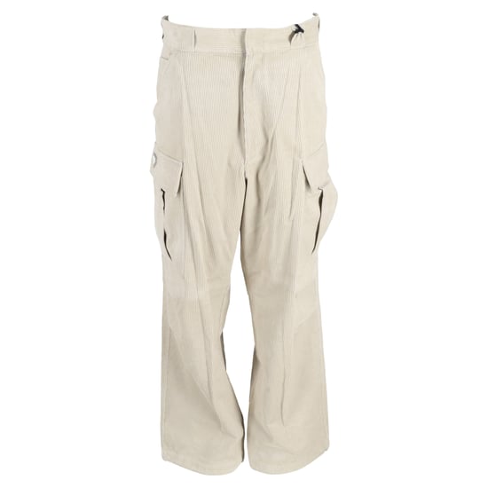 Prada Pinwale broek in ecru corduroy - Image 1