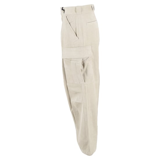 Prada Pinwale broek in ecru corduroy - Image 2
