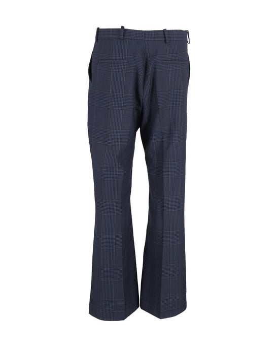 Balenciaga Checked Trousers in Blue Cotton - Image 3