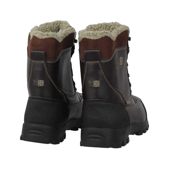 Karrimor Mens Logo Mid Calf Snow Boots (Brown) - Image 2