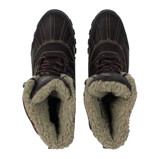 Karrimor Mens Logo Mid Calf Snow Boots (Brown) - Image 3