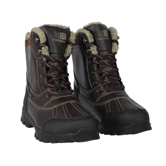 Karrimor Mens Logo Mid Calf Snow Boots (Brown) - Image 4