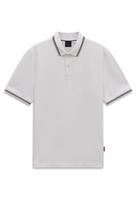 Bugatti Herren Poloshirt van katoenpiqué met korte mouwen en polokraag - Image 3