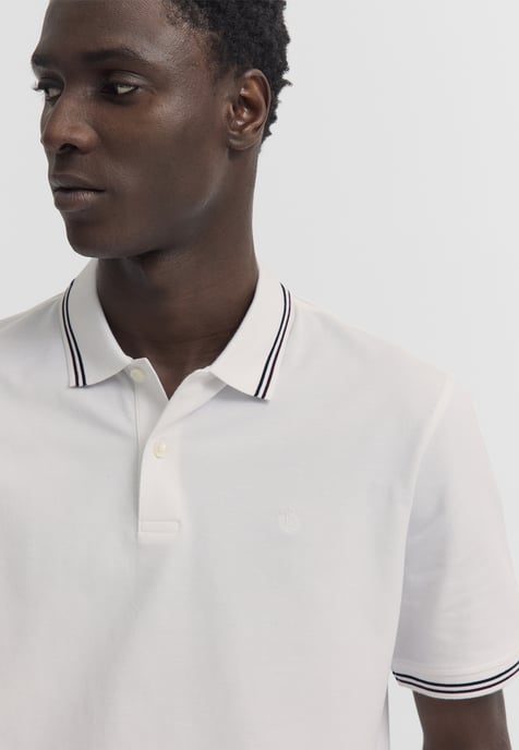 Bugatti Herren Poloshirt van katoenpiqué met korte mouwen en polokraag - Image 5