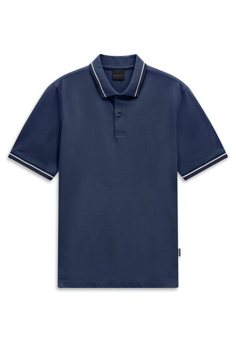 Bugatti Herren Poloshirt van katoenpiqué met korte mouwen en polokraag - Image 3