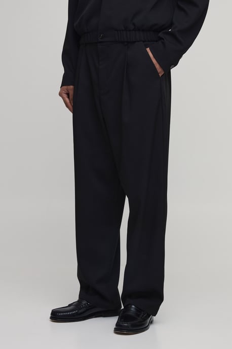 Tailored Wide Leg Pleat Front Co-ord Trousers - Image 1