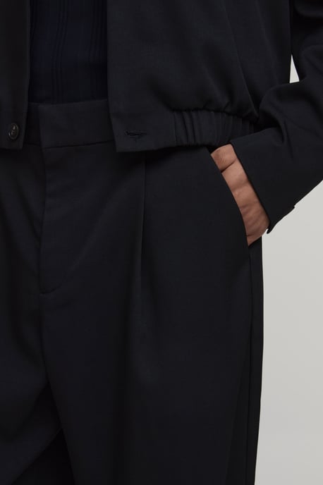 Tailored Wide Leg Pleat Front Co-ord Trousers - Image 2