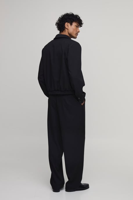 Tailored Wide Leg Pleat Front Co-ord Trousers - Image 3