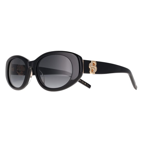 Hugo Boss Oval Womens Black Dark Grey Gradient BOSS 1859/G/S - Image 2