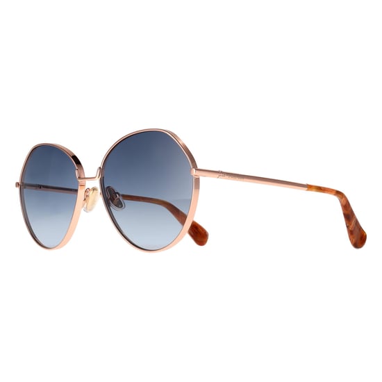 Max Mara Round Womens Gold Blue Gradient MM0096 - Image 2
