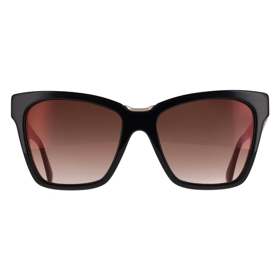 Max Mara Cat Eye Womens Shiny Black Brown Gradient MM0089 Spark3 - Image 1