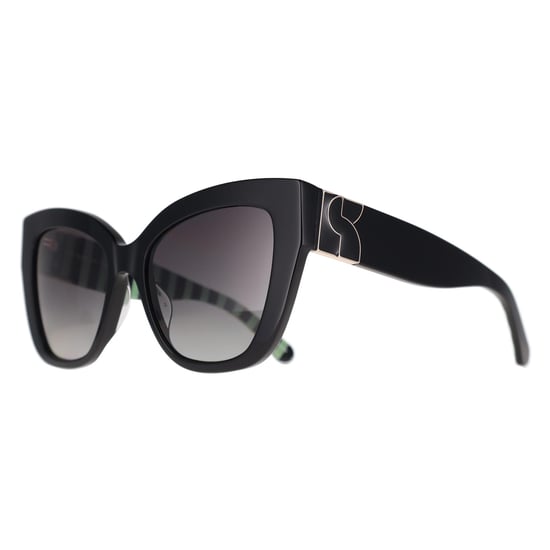 Kate Spade Rectangle Womens Black Grey Gradient Polarized Bexley/G/S - Image 2