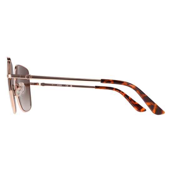 Guess Rectangle Womens Shiny Rose Gold Brown Gradient GU00194 - Image 3
