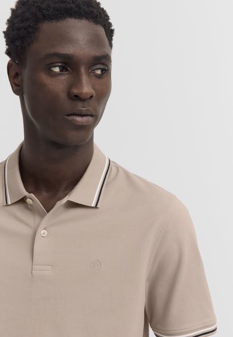 Bugatti Herren Poloshirt van katoenpiqué met korte mouwen en polokraag - Image 5