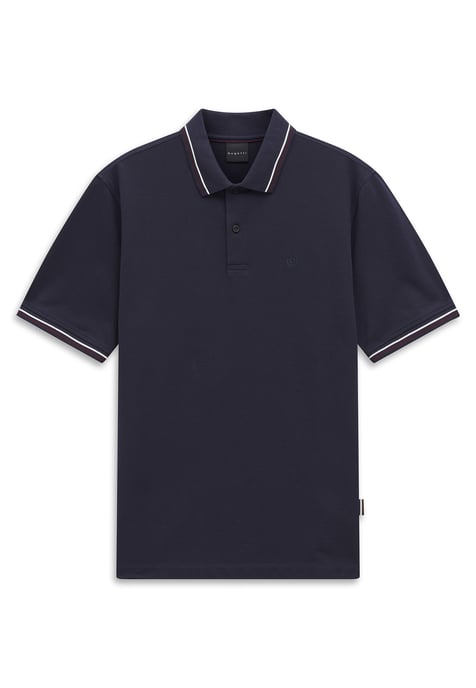 Bugatti Herren Poloshirt van katoenpiqué met korte mouwen en polokraag - Image 3
