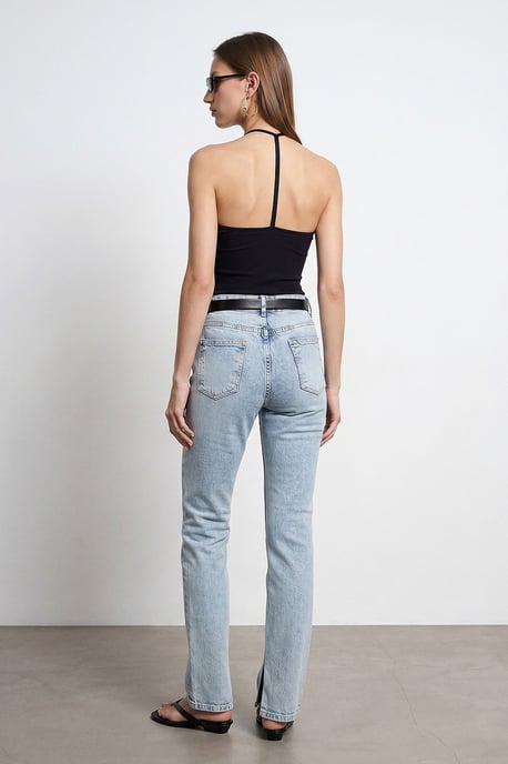 Women's High-Waist Straight-Leg Jeans - Image 2