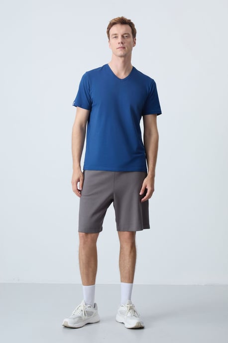 Men's Cotton-Blend Sweat Shorts - Image 1