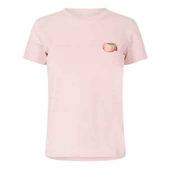 Levis Dames/Dames Grafisch Print T-shirt (Perzik Roze) - Image 2