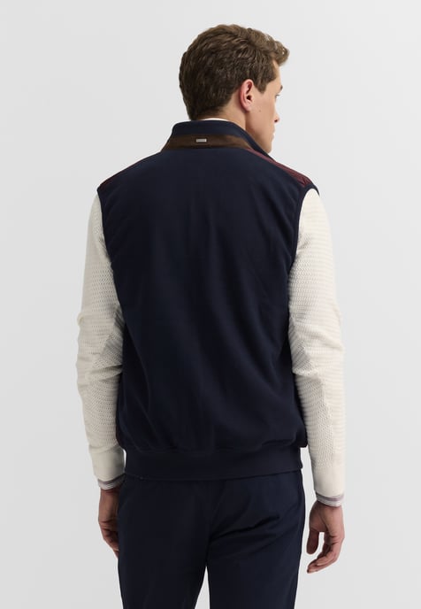 Bugatti Herren Vest: gewatteerd vest van katoenmix - Image 2