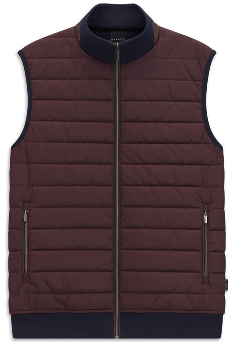 Bugatti Herren Vest: gewatteerd vest van katoenmix - Image 3