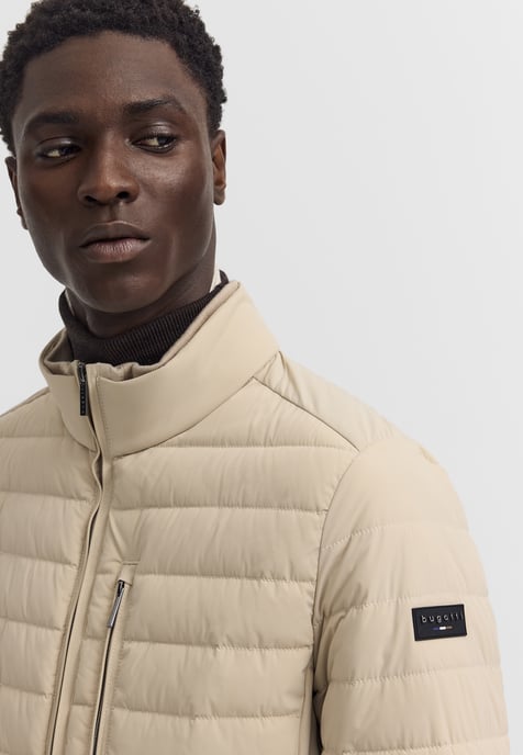 Bugatti Herren Blouson met stretch en gewatteerd effect, opstaande kraag - Image 4