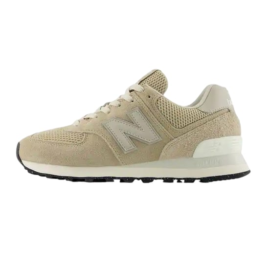 New Balance 574 suède sneakers met sleehak voor dames (Beige/Wit) - Image 3