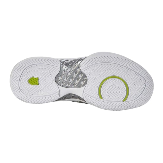 K-Swiss Express Light 3-tennisschoenen voor dames (Grijs Dawn/Wit/Groen) - Image 3