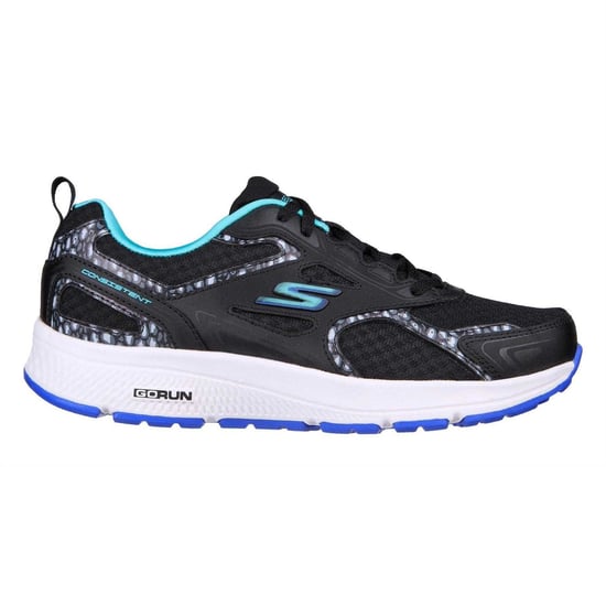 Skechers Lage hardloopschoenen met logo voor dames (Zwart/Munt) - Image 3